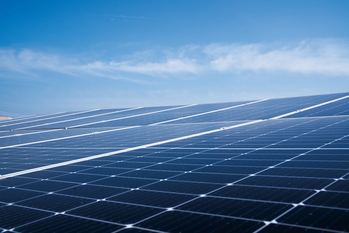 Champ photovoltaïque pour collectivité
